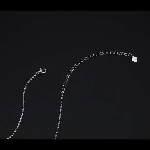 925 Silver Infinity Choker Necklace for Women, Adjustable, Elegant